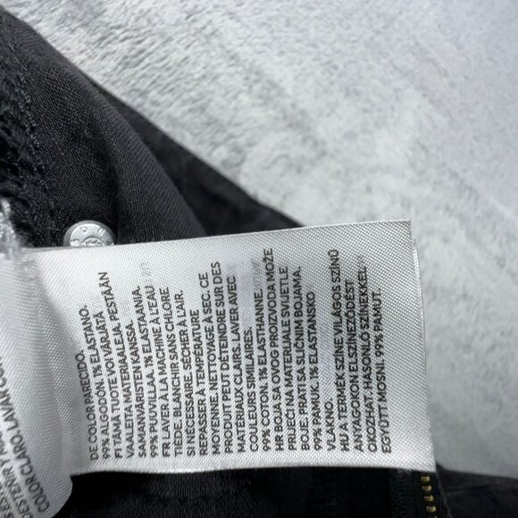 H&M Vintage Mom Jeans Ultra High Waist Ankle Length Women's Black Size 6 - Picture 7 of 12